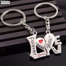 2pcs "Love" Keychain Women Men Valentine's Day Gift Cute
