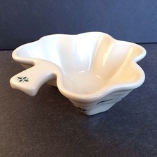 LONGABERGER SHAMROCK DISH UNUSED CONDITION Made in USA
