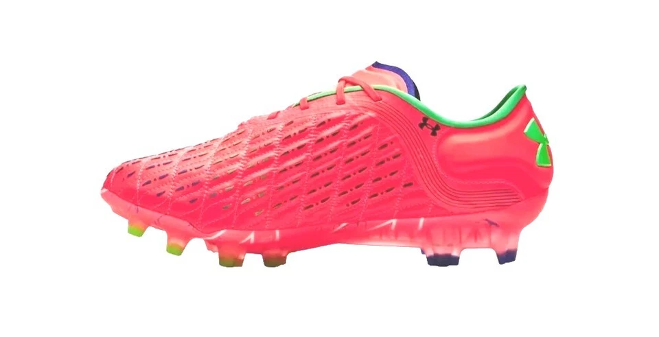 Women's Soccer Shoe Size 13 Under Armour Magnetico Elite 3 FG 3027160-600 - Image 4 of 4