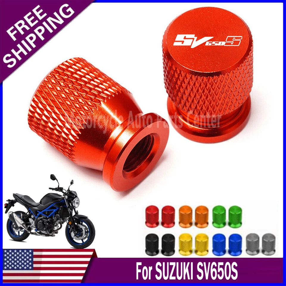 New Hot Sale High Quality CNC Tire Valve Stem Seal Cover For Suzuki SV650S Foto 3 de 4