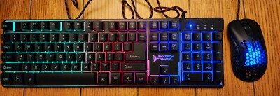 Skytech Gaming Keyboard & Mouse Wired Rainbow Backlight