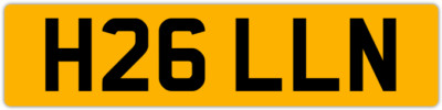 HELEN   HELS HEL HELENA 3X3 H REG PRIVATE REGISTRATION NUMBER PLATE H26 LLN