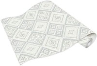 Erismann Tapete Vlies Hacienda 5411-31 Weiß Grau Hellgrau Stylisch Ethno