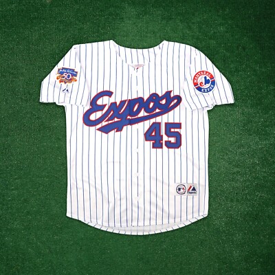 Pedro Martinez 1997 Montreal Expos Jackie 50th Anniv. Men's Home