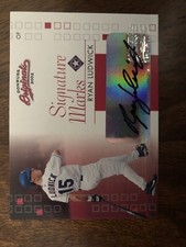 2002 Donruss Originals RYAN LUDWICK Signature Marks Auto Rare Rookie SP #/200