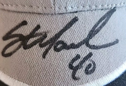 VTG NOS Sterling Marlin Autographed Coors Light Racing Cap - Hook N Loop - Picture 2 of 8