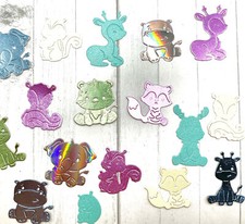Die Cuts Baby Animals 24 Pieces Foil Mirror Specialty Basic Cardstock