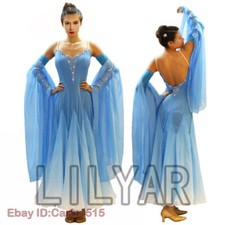 Ballroom Dance Dress Standard Skirt Competition Dress Performing Dress Sparkly
