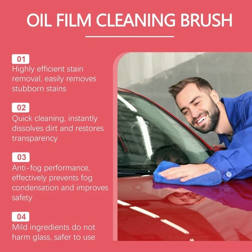 Windshield Cleaner Tool Car Glass Oil Film Cleaner 120ml Capacity 1PC - Picture 7 of 8