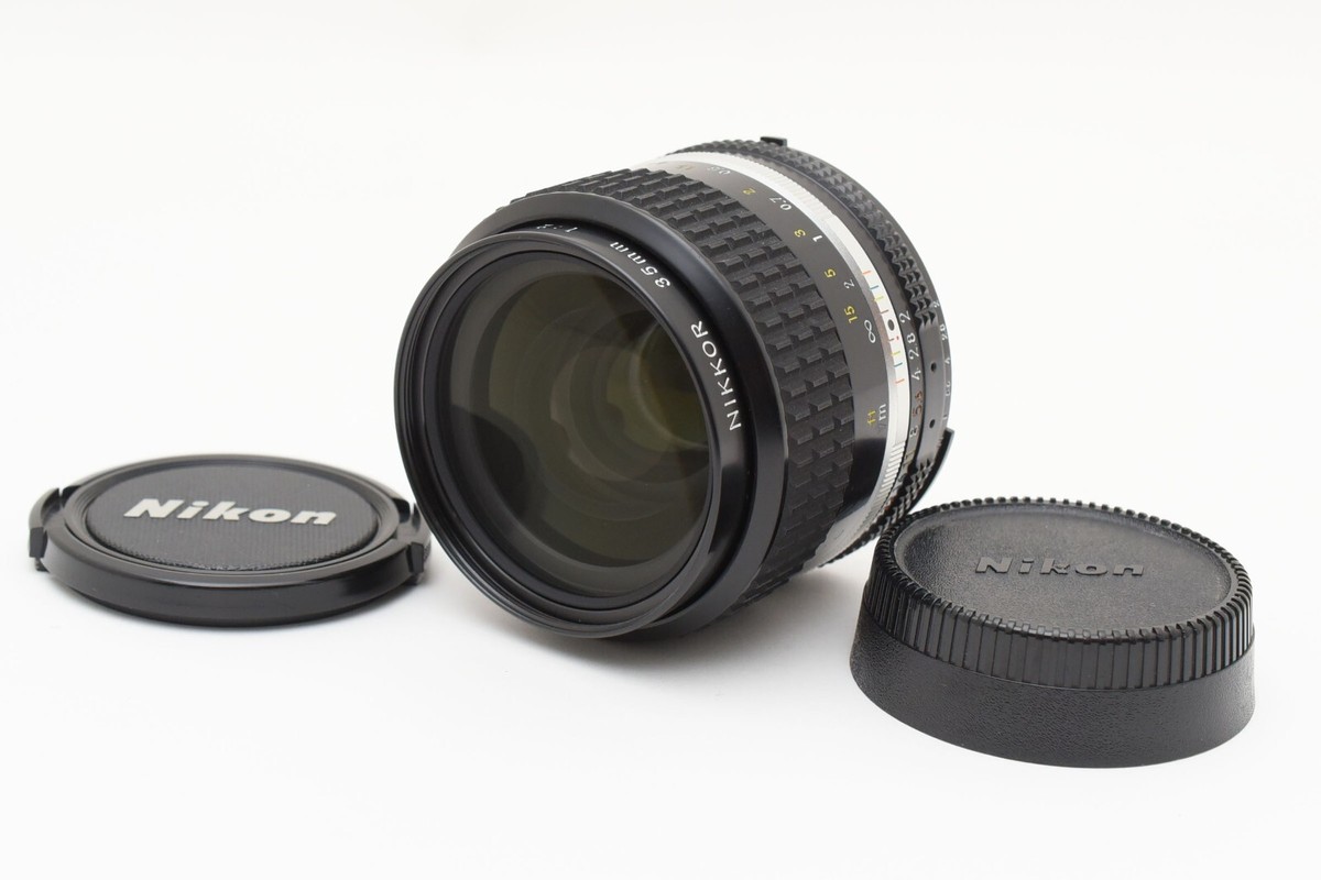 Nikon Ai-s Nikkor 35mm F2 Ais MFレンズ 超美品 Nikon Ai-S Nikkor 35mm f2 [Excellent+++++] MF Wide Angle Lens From