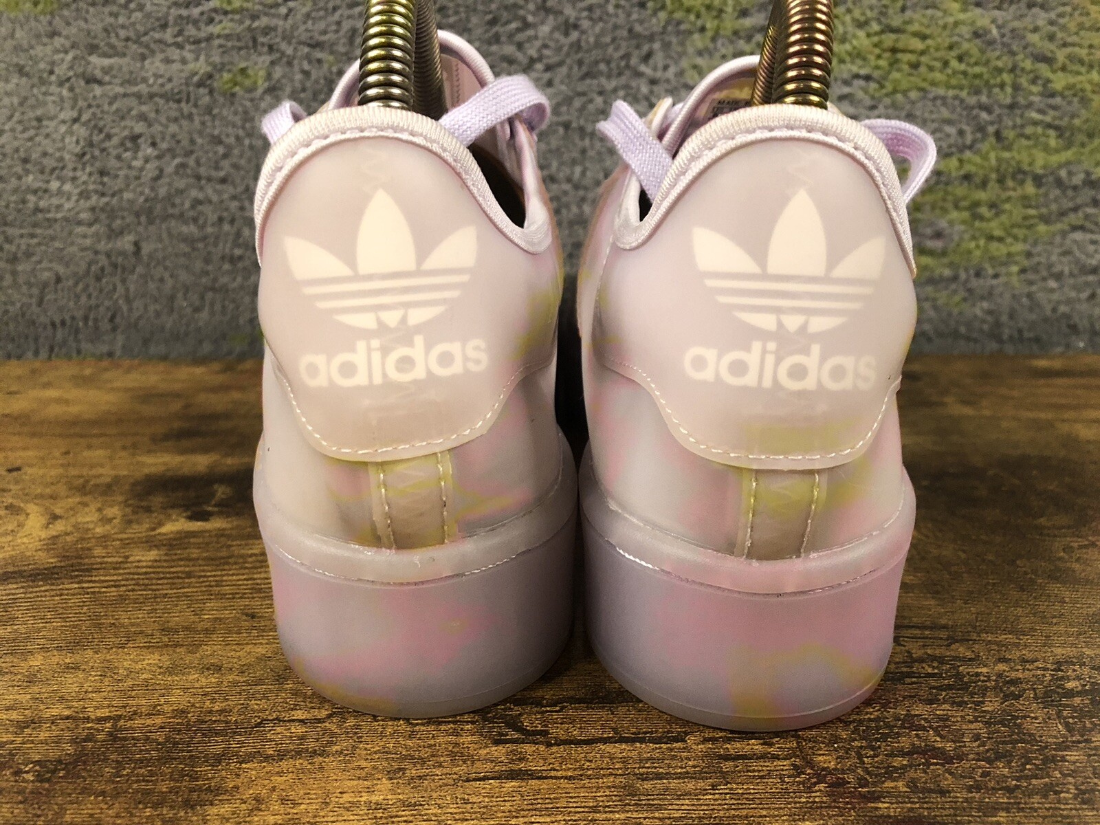 Adidas Womens Superstar Jelly FX4323 Purple /Pink Casual Shoes Sneakers Size 6.5 image 9