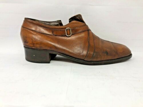 Zapatos para Florsheim 10 D cremallera lateral sin cordones punta dividida coñac imperial | eBay