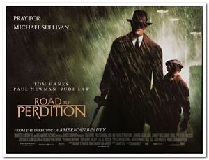 Road To Perdition 02 Original 40x30 British Quad Movie Poster Tom Hanks Ebay