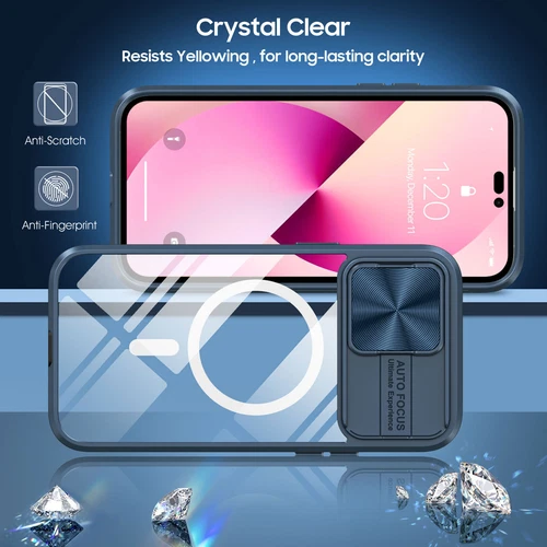 Für iPhone 16 Pro Max 14 15 11 Magnet Slide Kamera Linse Cover - - Bild 20 von 66