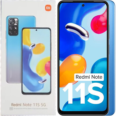 NEW Xiaomi Redmi Note 11S 5G Twilight Blue 128GB + 6GB Dual-SIM Unlocked GSM