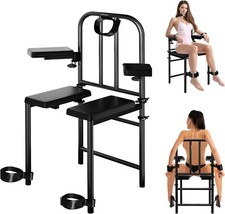 Sex Chair Erotic Bondage Furniture BDSM w/ Armrest Chair Sex Position Aid Chair