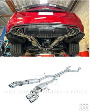 For 16-19 Cadillac CTS-V  | Dual-Mode Turbo Mufflers X Pipe 4" Cat Back Exhaust