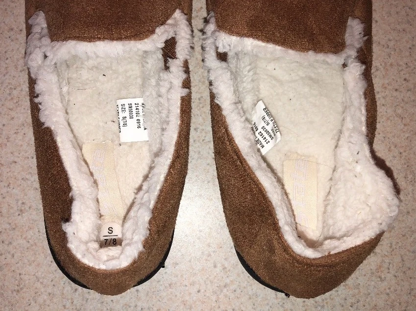 Zapatillas Michigan State MSU Spartans Damas Marrón Tostado Imitación Gamuza Talla S 7/8 Foto 3 de 4