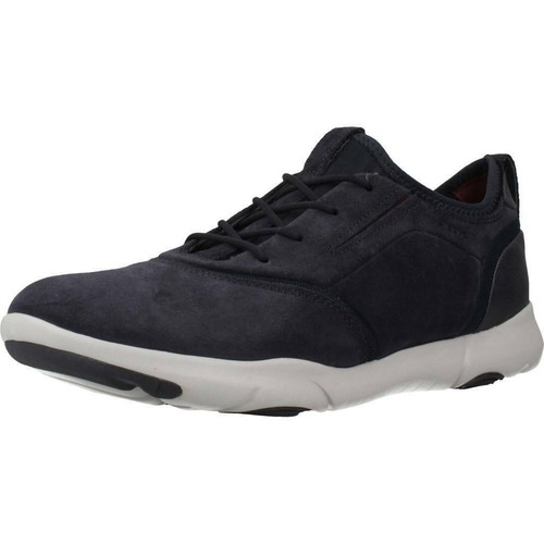 Scarpe Sneakers GEOX Uomo NEBULA S U825AD 00022 BLU SCAMOSCIATA Casual |  eBay