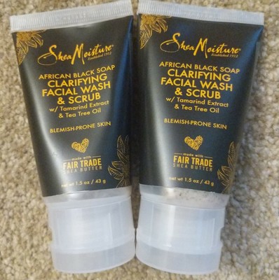shea moisture face scrub