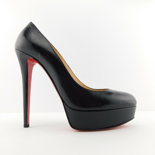 CHRISTIAN LOUBOUTIN Size 9 BIANCA Black 