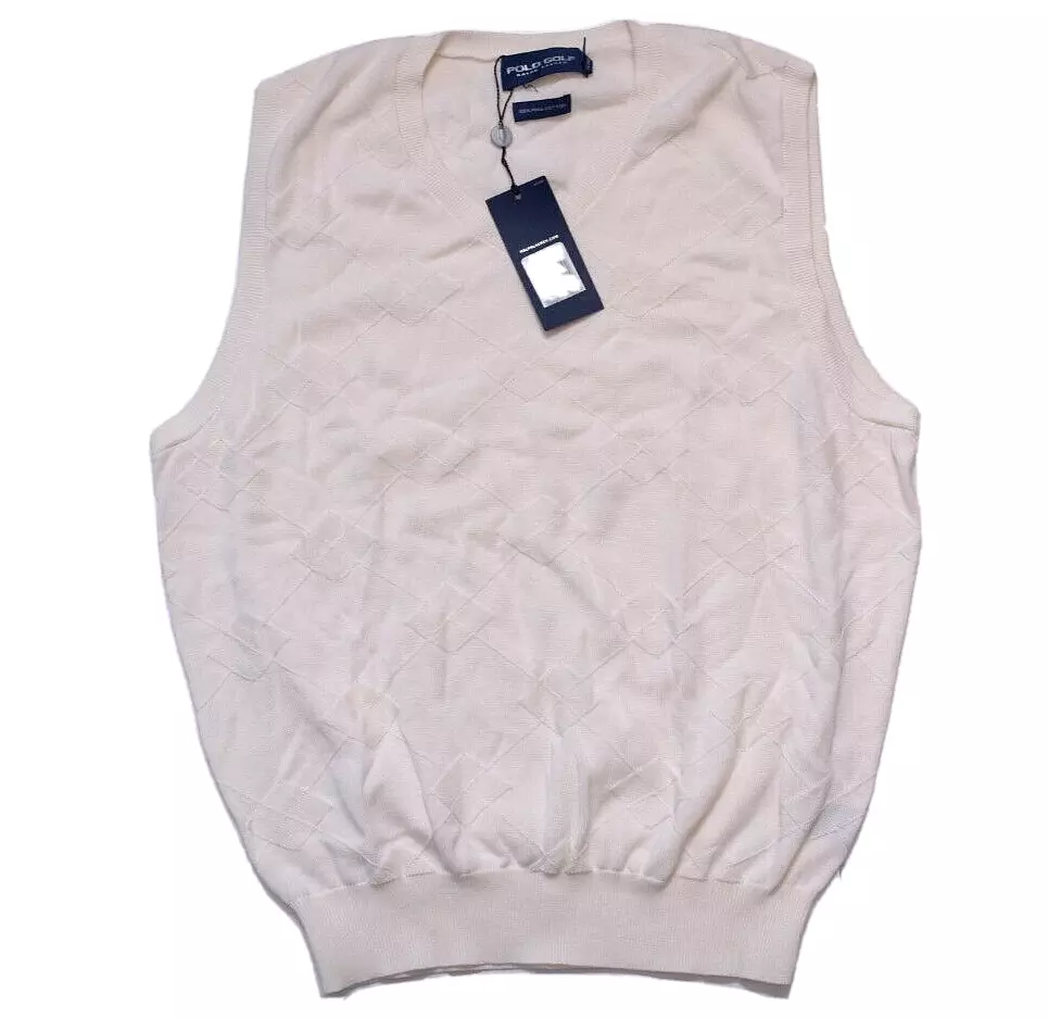 Polo ralph lauren men's pima cotton sweater vest on sale