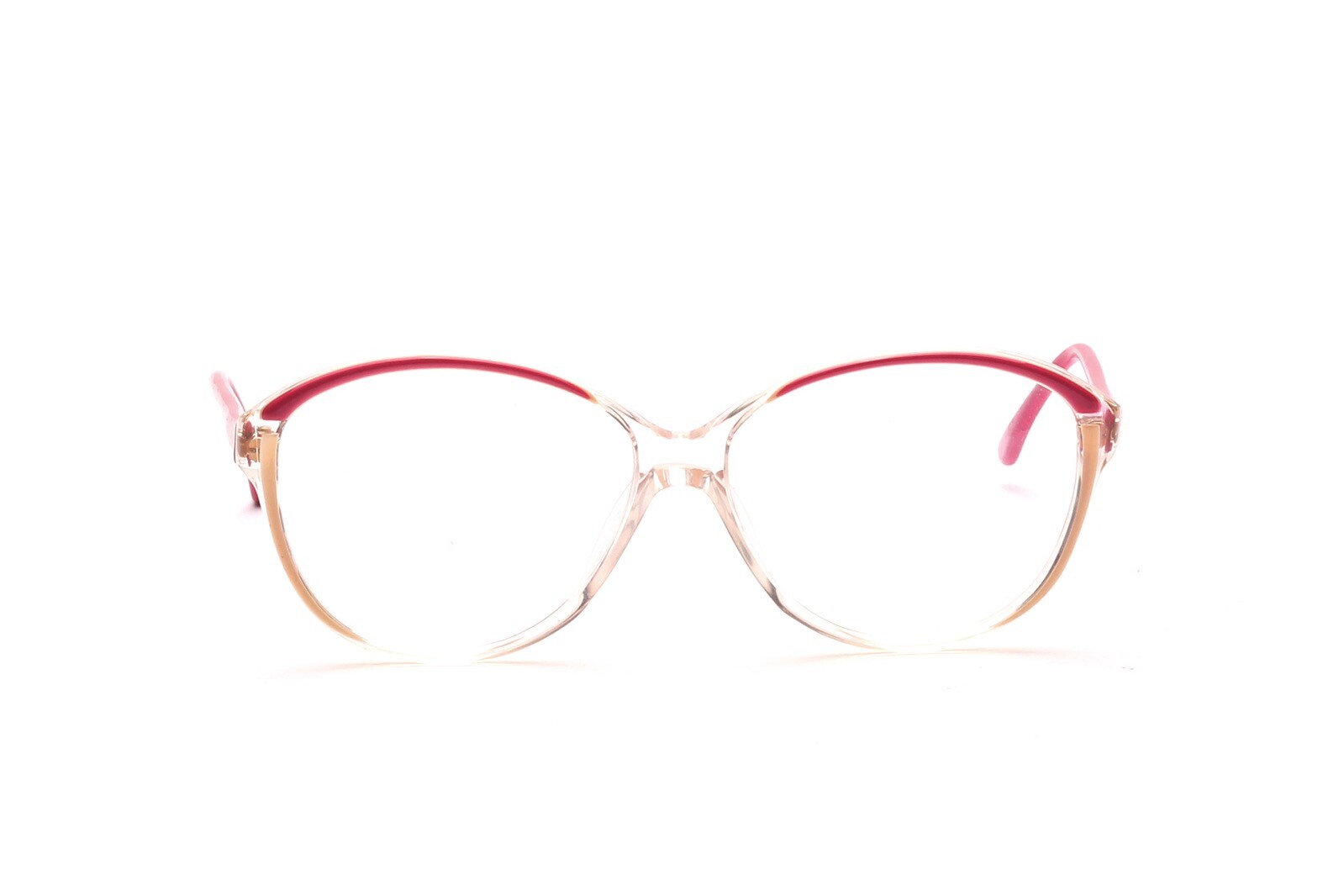 Розовая бабочка Brille Fassung Butterfly Damen oversize 80er Jahre Vintage 55-18mm F5 11290₽