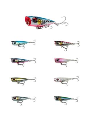 Savage Gear 3D Minnow Popper 4.3cm, 4g Salzwasser Wobbler Mikro-Popper