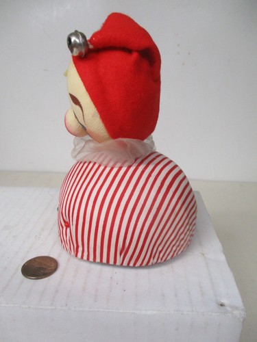 Unique Vintage Japan Christmas Elf Figure w Tape Measure Nose - Picture 2 of 6