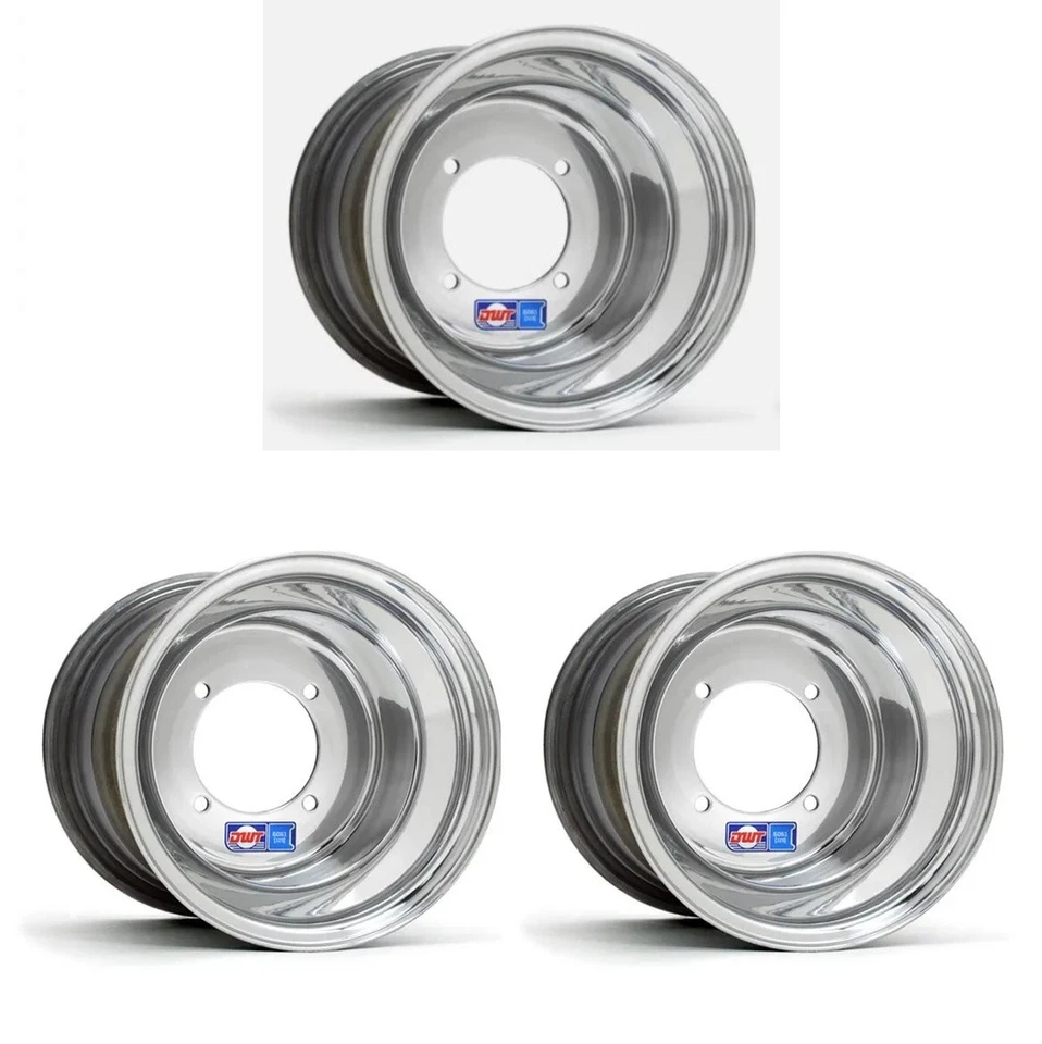 DWT POLISHED 8" FRONT REAR 8" RIMS HONDA ATC 250SX ATC250SX 250 SX  8X8 - Bild 1 von 1