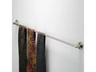 Tie & belt rail, 375mm length polished nickel finish