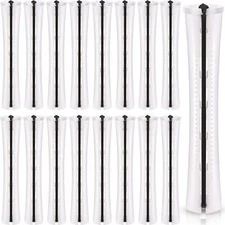 WILLBOND 60 Pcs Perm Rods for Long Hair Plastic Curl Rods Cold Wave Rods Hair...
