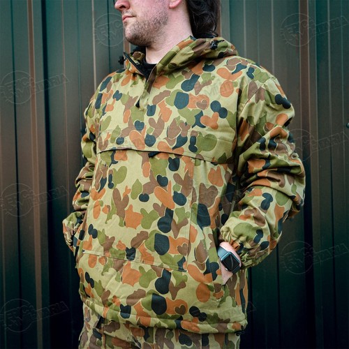Australian AusCam Fleece Lined Anorak - Hard-wearing DPCU Camo Winter Jacket - Picture 13 of 14