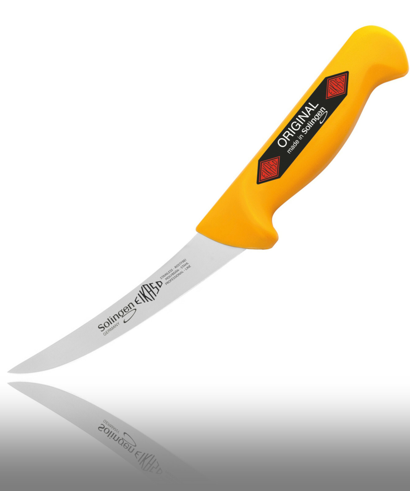 HESTENBERG Stechmesser Aus Solingen – Rostfreier Molybdänstahl, Gelb, 5-9 Zoll, Spülmaschinengeeignet