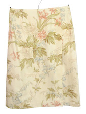 TALBOTS Women's Cotton Wrap Style A-Line Skirt Multicolor Floral Size 6