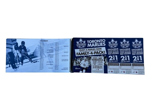 Libro oficial de cuatro hojas de arce de Toronto 2012-13 180 boletos de temporada sin usar 🏒 - Imagen 3 de 22