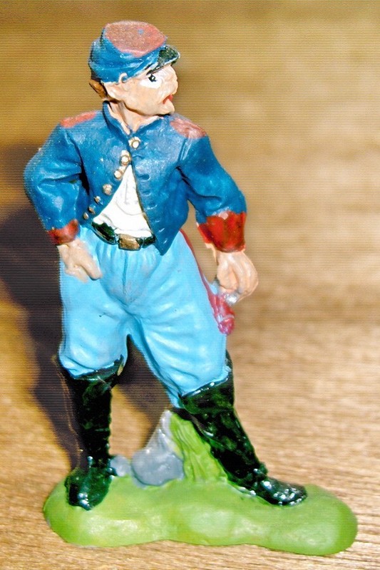 CIVIL WAR UNION ARTILLERY OFFICER 54MM MARXMEN MODELS FROM ENGLAND