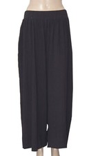 Free People Fp Beach Summer High Waist Wide Leg Black Pajama Pant New Large L