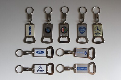 Portachiavi Apribottiglie In Acciaio - 2 Pezzi - Design Moderno Per Uomo E Donna - Foto 8