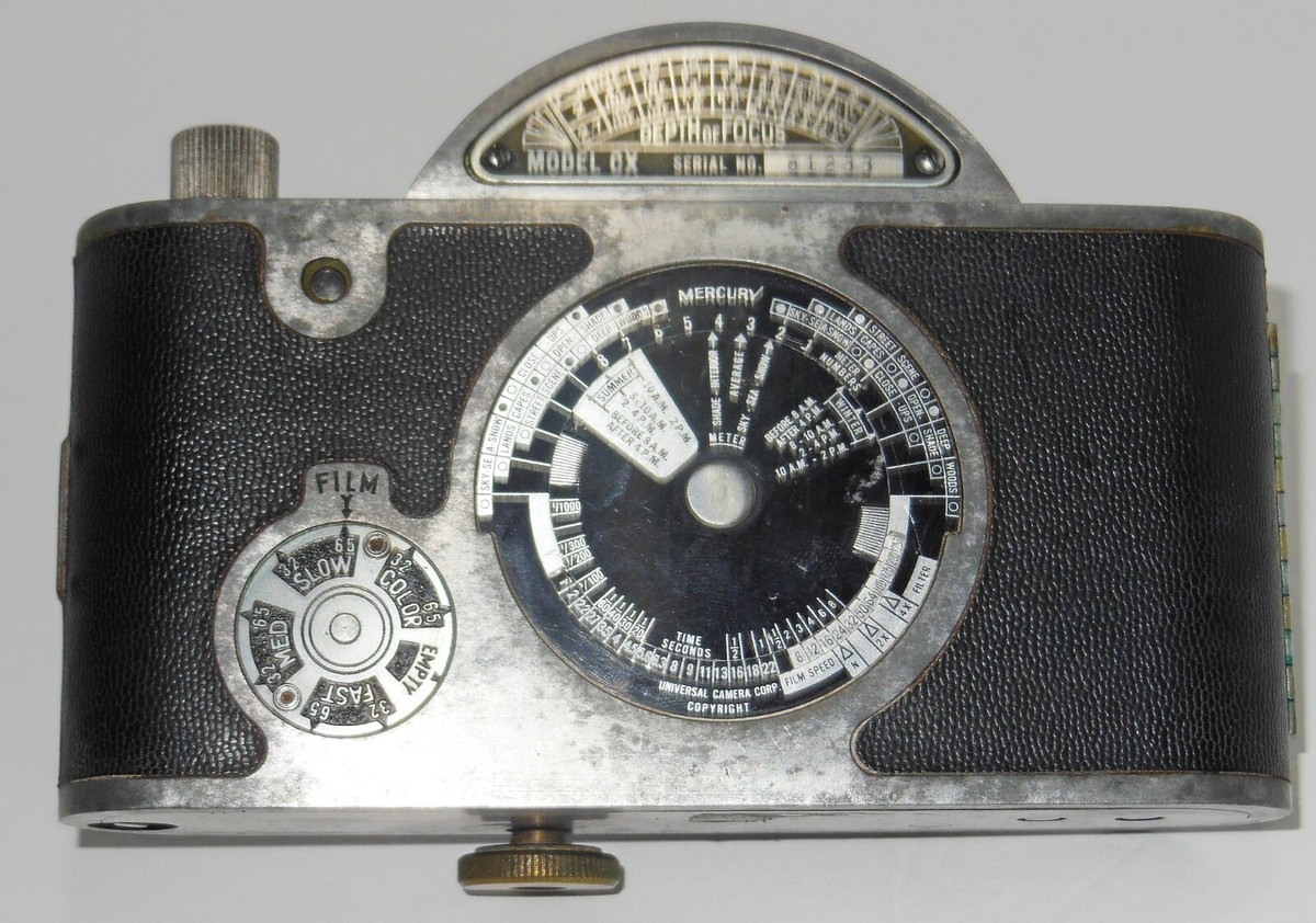 Vtg Collectors 1945 MERCURY II CX 35mm 1/2 Frame CAMERA w