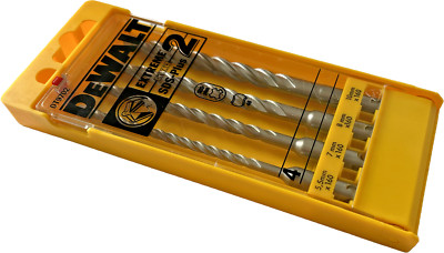 4 DeWalt Extreme2 SDS Plus Bohrer Set: 5.5 7 8 10 mm x 160mm Betonbohrer DT9702
