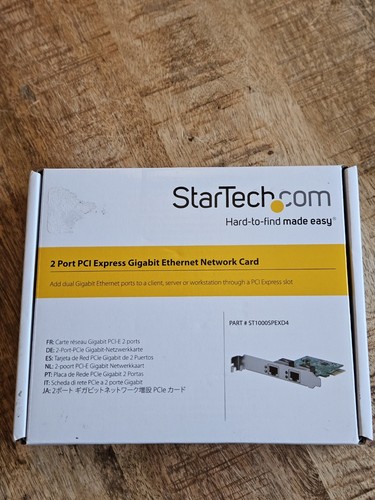 2 Port PCI Express Gigabit Ethernet Network Card - Low Profile - RJ45 Port - Picture 2 of 8