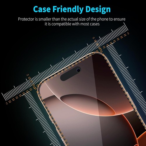 1x Clear Case + 2x Privacy Hartglas Displayschutzfolie für alle Apple iPhone - Bild 8 von 8