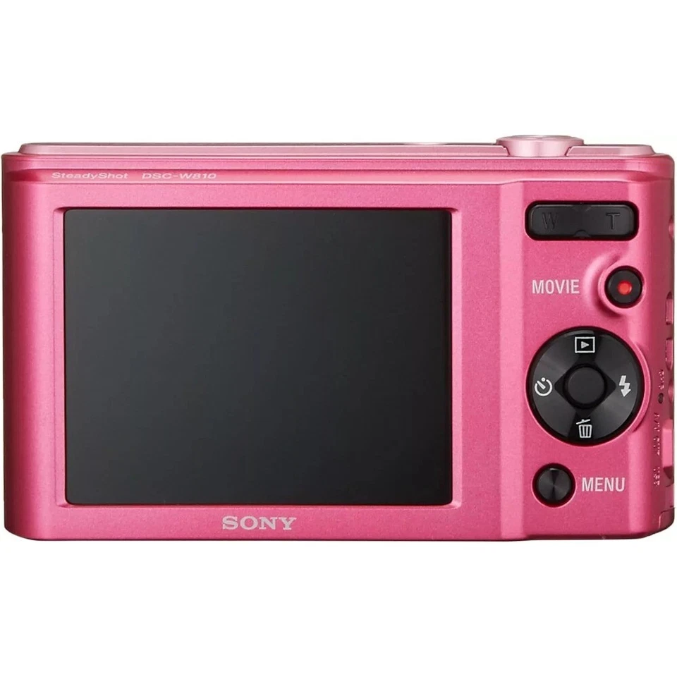 Sony Cyber-shot DSC-W810 20.1MP 6X Compact Digital Camera Pink 85% New - Image 3 of 4