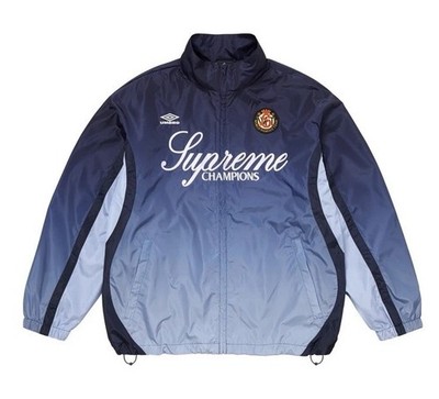 Supreme x Umbro Gradient Track Jacket Herren L Blau Wasserabweisend