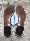 Bruno Magli White Leather Peep Toe Slingback Kitten Heels Made in Italy Size 8 B — photo 6