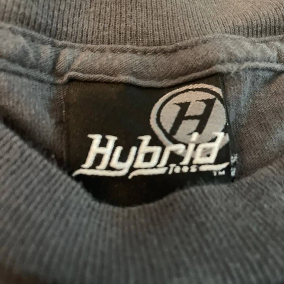 Vintage Early 2000’s Don't Swallow Your Gum Monkey Tee Grey Y2k Skateboard Surf - Image 4 of 4