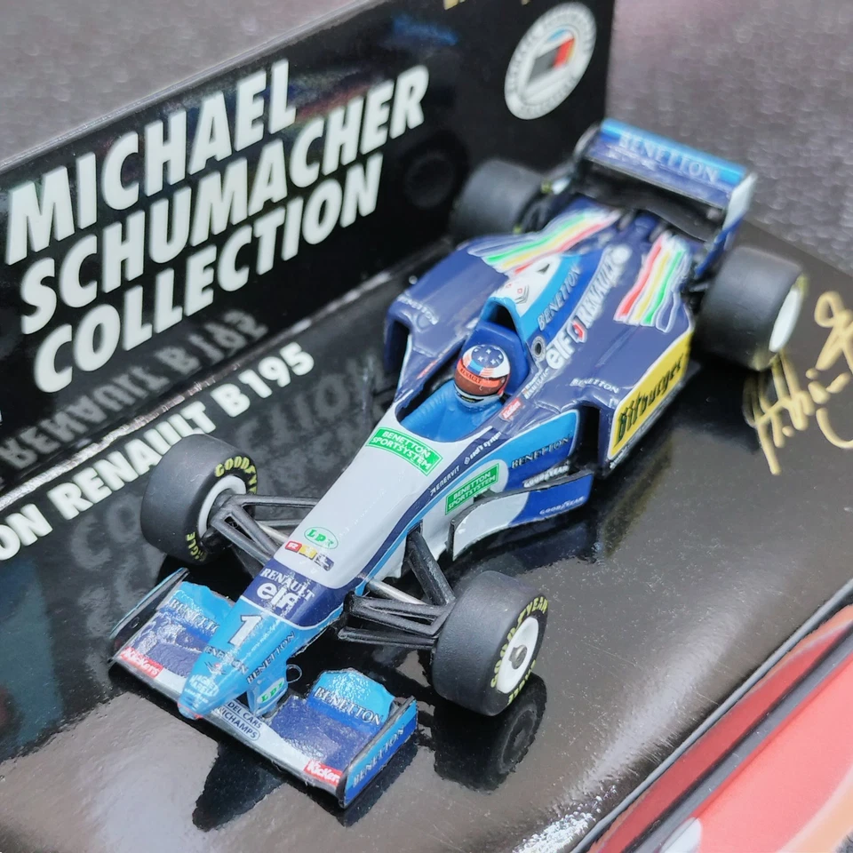 MINICHAMPS 1/64 Michael Schumacher Benetton Renault B195 GP Brasil '95 510956401 - Image 2 of 4