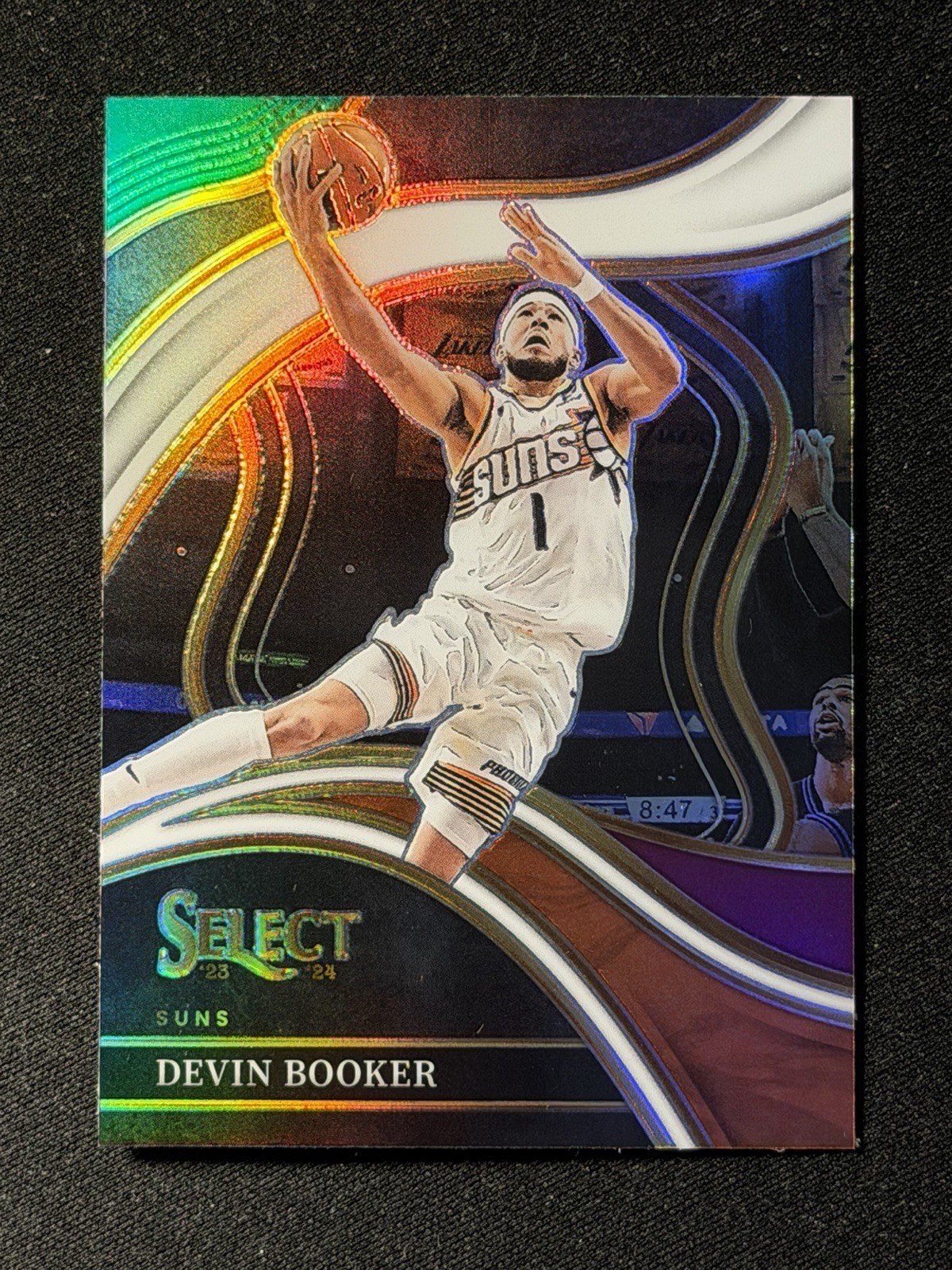 Devin Booker 2023-24 Select Courtside Green White Purple #258 Phoenix Suns