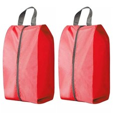 2/4Pcs with Sturdy Zipper Shoes Storage Bags Polyester Shoes Organizer  Travel